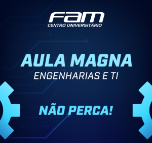 Post Aula Magna de Engenharia e TI acompanhada de profissionais da área!