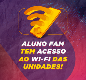Post Conecte-se ao wi-fi da FAM!